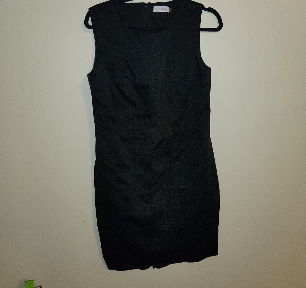 Calvin Klein Black Mini Dress Size 11